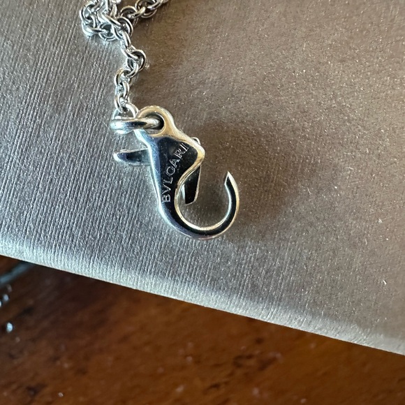 Auth. Bvlgari Silver Save the Children  Necklace - Picture 12 of 13